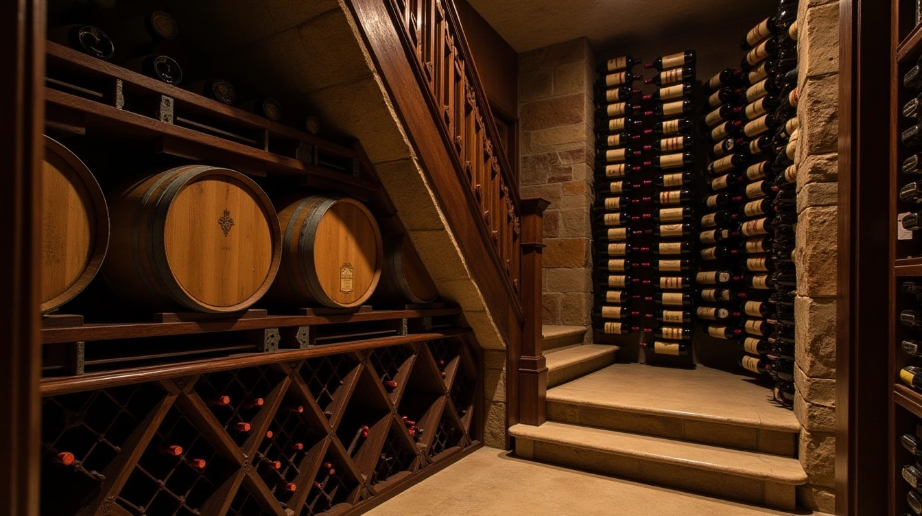 Étapes clés pour aménager une cave à vin sous escalier